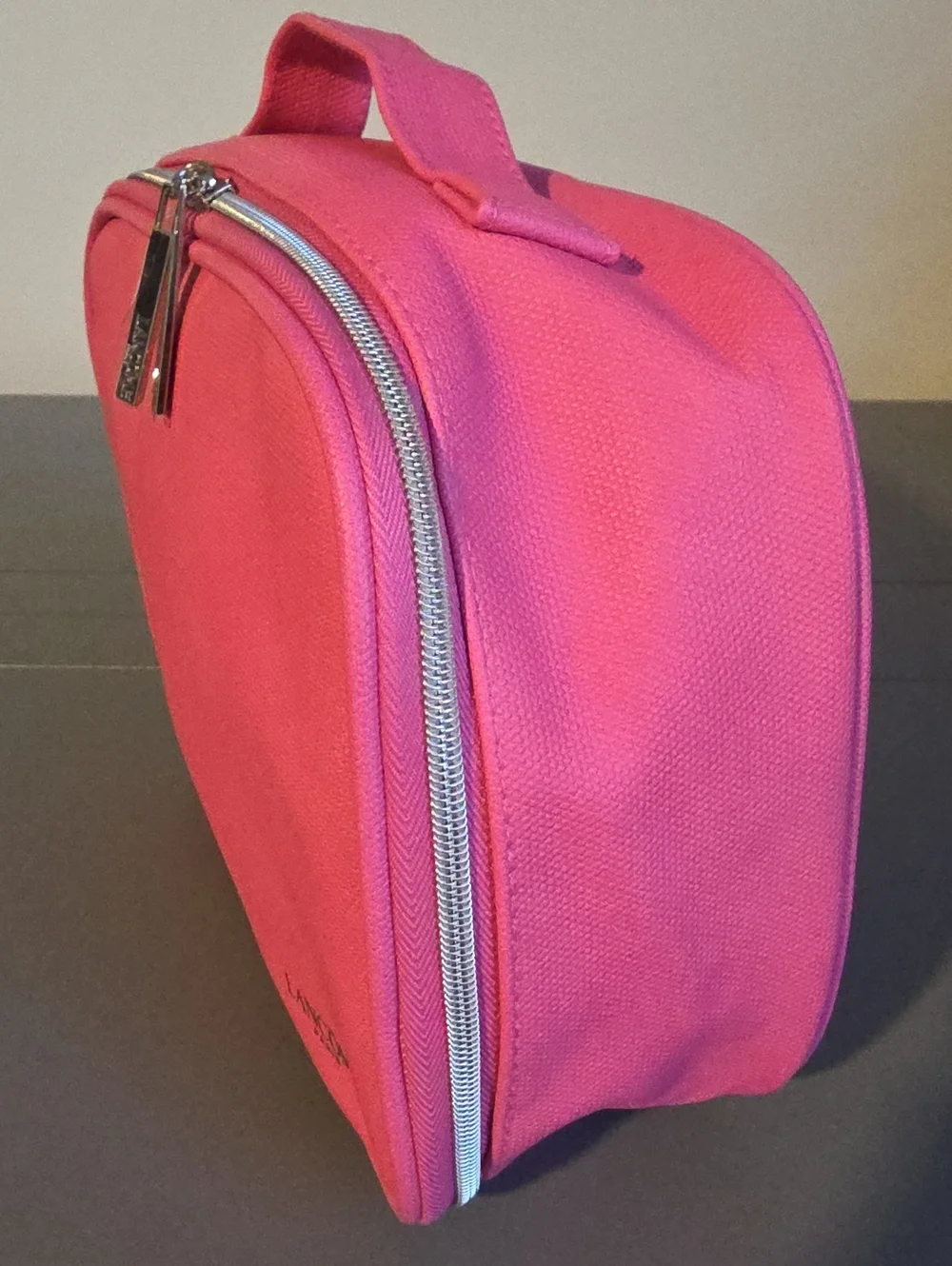 LANCOME NWOT Pink Travel Cosmetic Bag